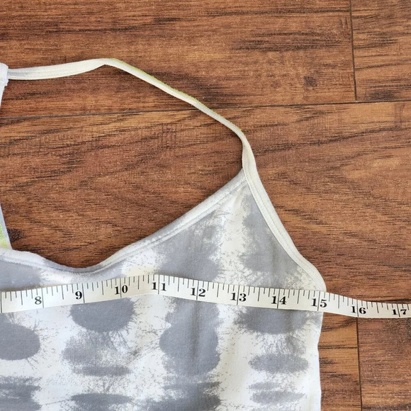 Lululemon Womens Diversity Tank Size 10 Seaside Dot White Long Length Racerback - Picture 8 of 8